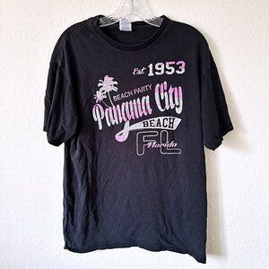 Panama City Beach Party Vintage Delta Pro Weight T-Shirt Florida L